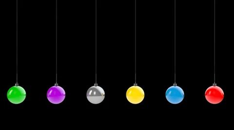 Christmas ornaments loop Stock Footage 32920778