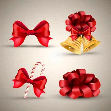 Christmas ornaments set Stockillustratie