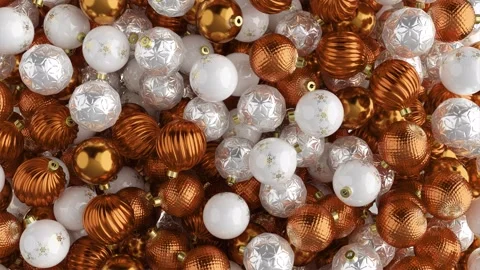 Christmas ornaments The transition between frames Stock Footage 291338578