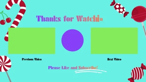 Christmas Outro Template with Green Screen Placeholders Видео 332156673