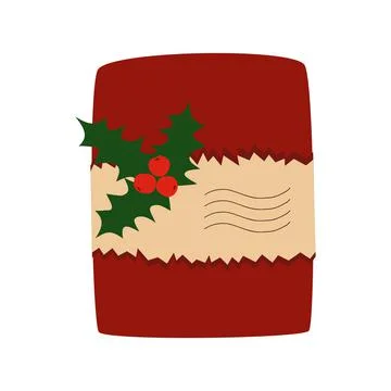 Christmas package Stock Illustration