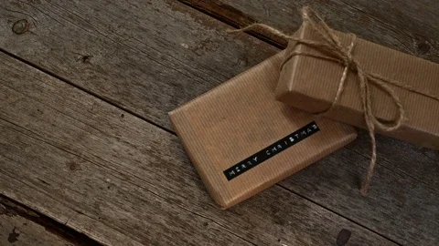 Christmas packages Stock Footage 84712179