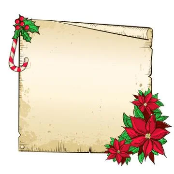 Christmas paper background Stock Illustration