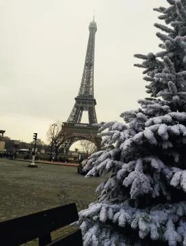 Christmas Paris 스톡 사진