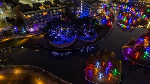 Christmas park Stock Photos