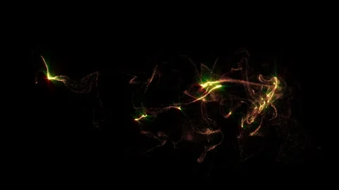 Christmas Particles Fast into Slow Flow Element Stock Footage 320515039
