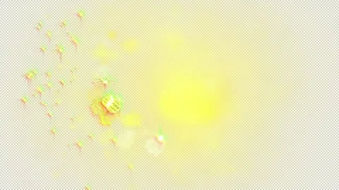 Christmas Particles Spiral Motion Transition with Alpha Transparency Stock Footage 321677662