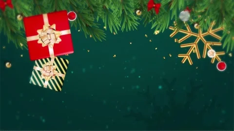 Christmas Particular Background Loop Stock Footage 344024254