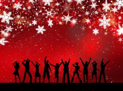 Christmas party Stock Illustration