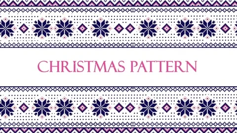 Christmas Pattern After Effects stock