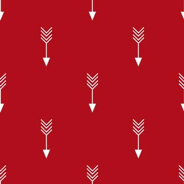 Christmas pattern with arrows vector design Illustrazione stock