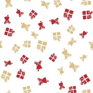Christmas pattern background cover creative design. 100 percent seamless Stock Illustration
