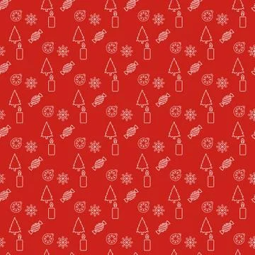 Christmas pattern background design vector Illustrazione stock