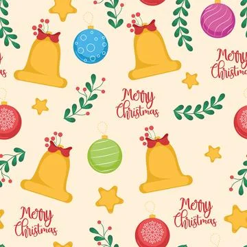 Christmas pattern background Gift wrapping paper Vector Illustrazione stock