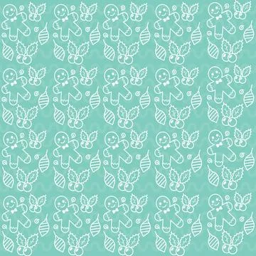Christmas pattern background Gift wrapping paper Vector Illustrazione stock