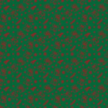 Christmas pattern in doodle style. dark line on a white background. Stock Illustration
