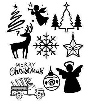 Christmas pattern, element Stock Illustration