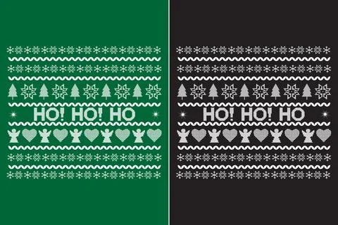 Christmas pattern festive winter texture Stock Illustration