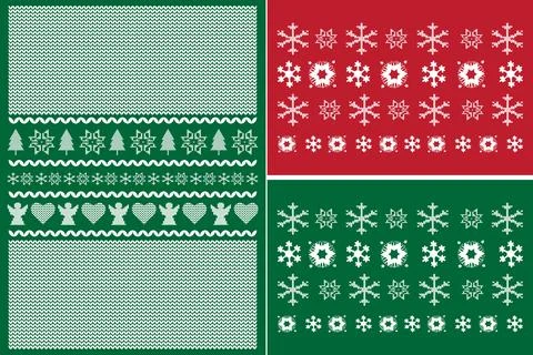 Christmas pattern festive winter texture Illustrazione stock