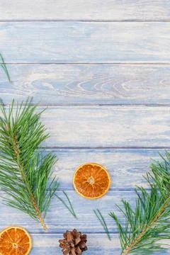 Christmas pattern with fir tree pine branches Foto stock