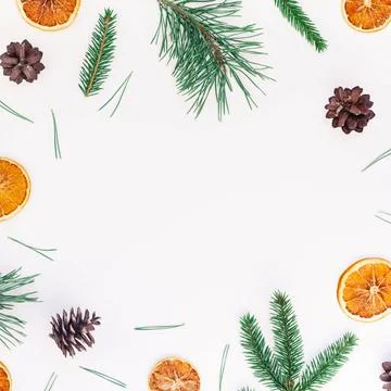 Christmas pattern with fir tree pine branches New Year Christmas pattern f... Foto stock