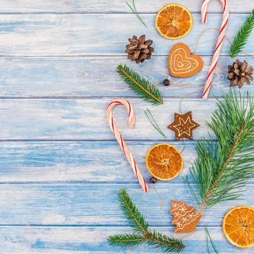 Christmas pattern with fir tree pine branches New Year Christmas pattern f... Stock Photos