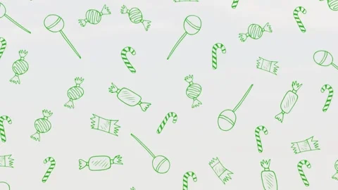 The christmas pattern on a green screen is a simple design that can be used for Stock Footage 326625667