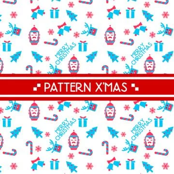 Christmas pattern Ilustración de archivo