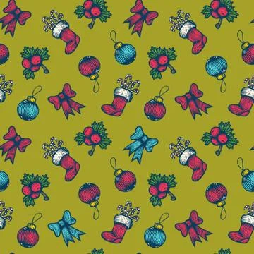 Christmas pattern Stock Illustration