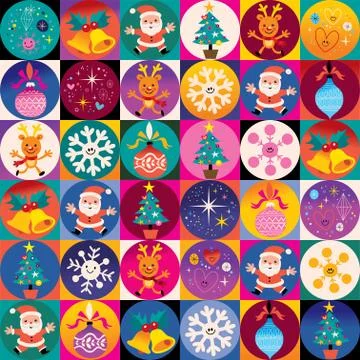 Christmas pattern Stock Illustration