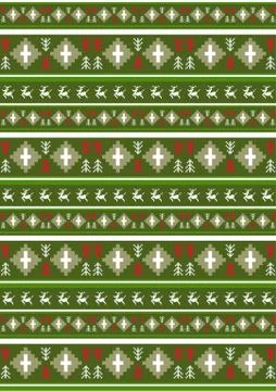 Christmas Pattern Illustrazione stock