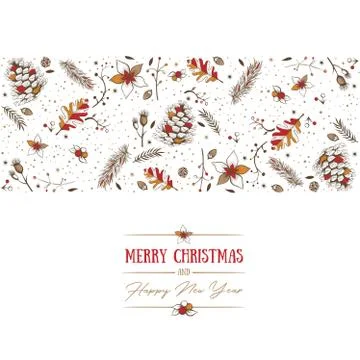 Christmas pattern Stock Illustration