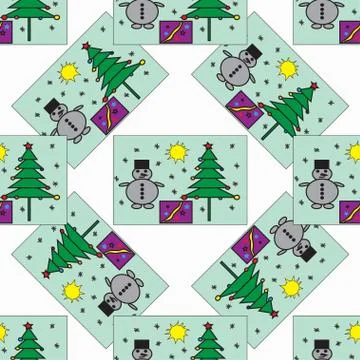 Christmas pattern Stock Illustration