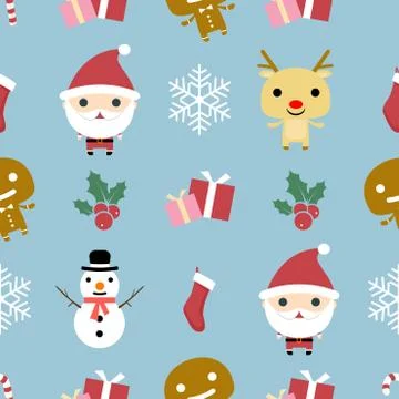 Christmas Pattern Stock Illustration