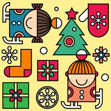 Christmas pattern Stock Illustration