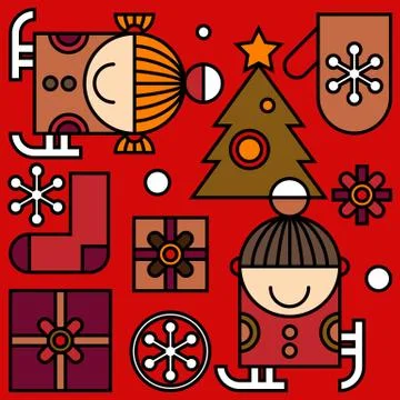 Christmas pattern Stock Illustration