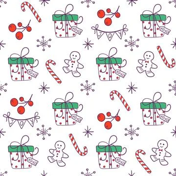 Christmas pattern Stock Illustration