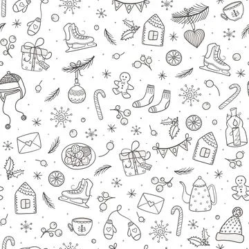 Christmas pattern Stock Illustration