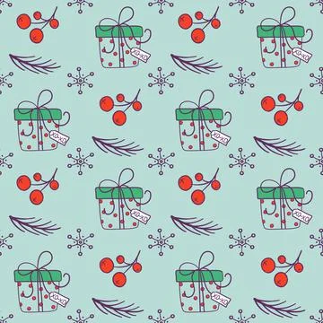 Christmas pattern Stock Illustration