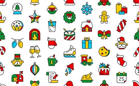 Christmas pattern Stock Illustration