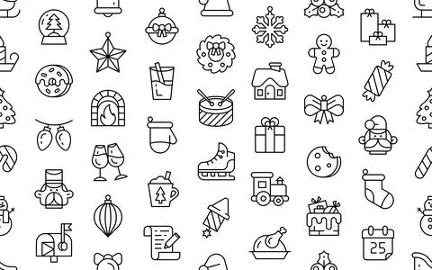 Christmas pattern Stock Illustration