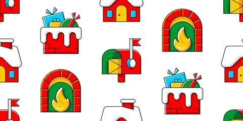 Christmas pattern Stock Illustration