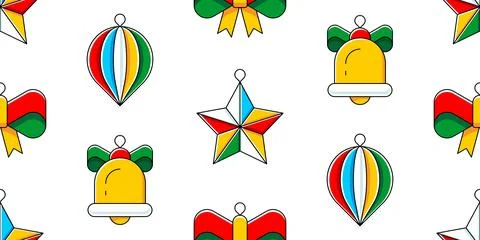 Christmas pattern Stock Illustration