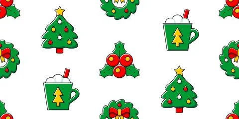 Christmas pattern Stock Illustration