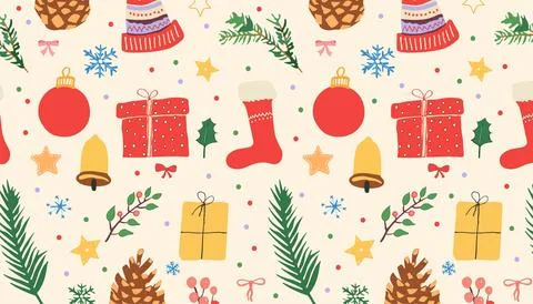 Christmas pattern Stock Illustration