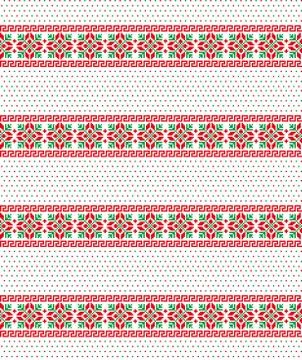 Christmas pattern pixel vector illustration Stock Illustration
