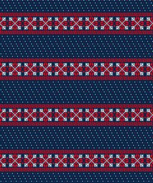 Christmas pattern pixel vector illustration 스톡 일러스트