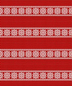 Christmas pattern pixel vector illustration イラスト素材