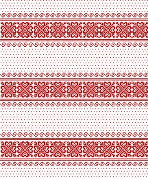 Christmas pattern pixel vector illustration Stock Illustration