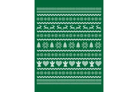 Christmas pattern pixel vector illustration 스톡 일러스트